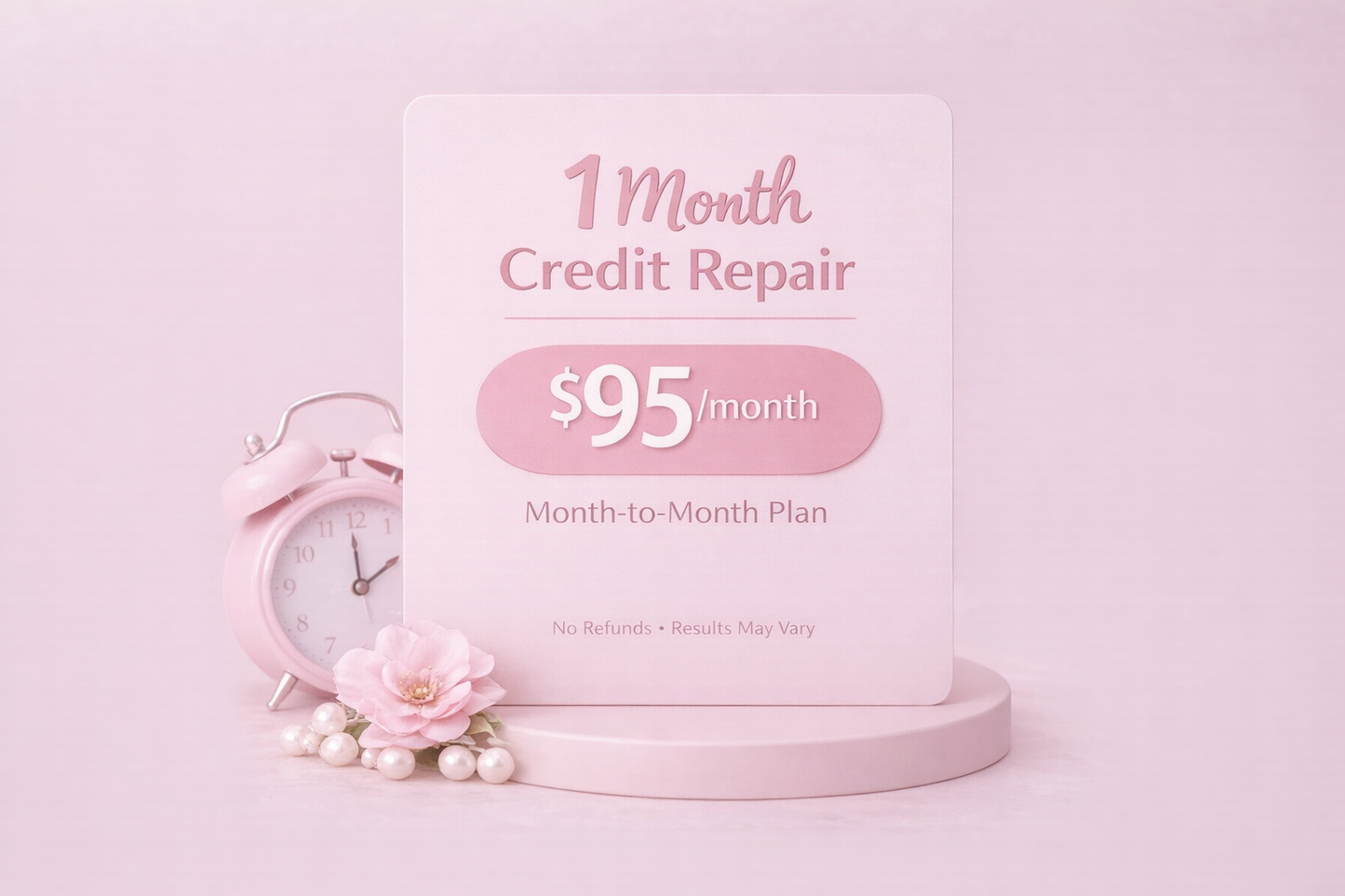 1 MONTH CREDIT REPAIR PROGRAM (MONTH-TO-MONTH)